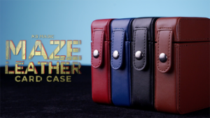 MAZE Leather Card Case (Black) - Bond Lee - Trick