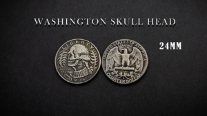 WASHINGTON SKULL HEAD COIN - Men Zi Magic
