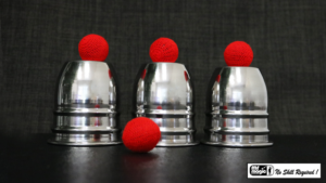 STAINLESS STEEL CUPS AND BALLS - Mr. Magic - Trick