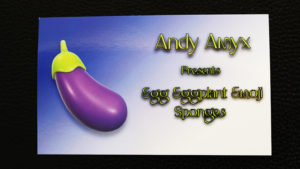 Sponge Emoji EGGPLANT (4PK.) - Andy Amyx- Trick