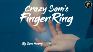 Hanson Chien Presents Crazy Sam's Finger Ring SILVER / MEDIUM (Gimmick and Online Instructions) - Sam Huang - Trick
