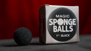 Magic Sponge Balls 4PK BLACK 1" - Murphy's Magic