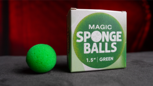 Magic Sponge Balls 4PK GREEN 1.5" - Murphy's Magic
