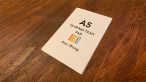 No Tear Pad (Medium, 6"x8", Tear/No Tear Alternating) - Alan Wong - Trick