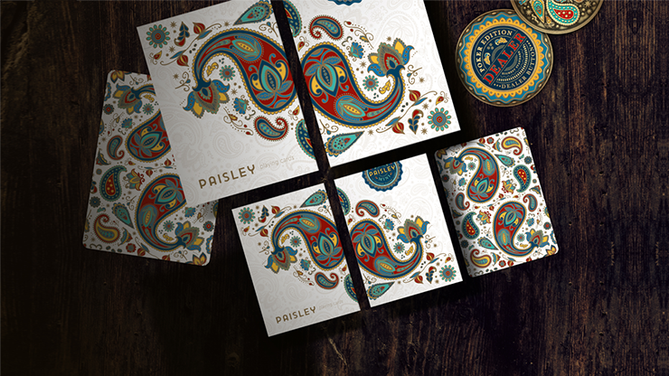 Paisley Poker Mini Playing Cards - Dutch Card House Company – Image 4