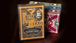 King's Head (Black and Gold Foil) Playing Cards - Joker and the Thief