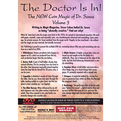 The Doctor Is In - The New Coin Magic of Dr. Sawa Vol 3 – Image 2