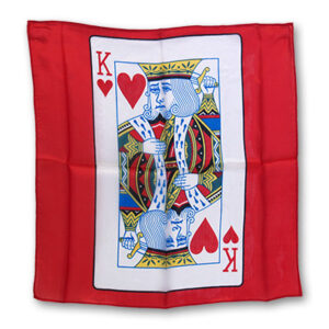 Silk 18 inch King of Hearts Card from Magic - Gosh - Trick
