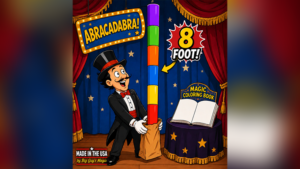 8 Foot Appearing Multi-Color Pole - Big Guy's Magic - Coloring Book Kicker Finale