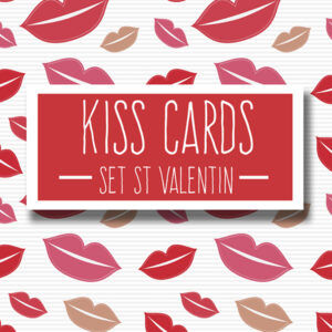 KISS CARDS - SET ST VALENTIN