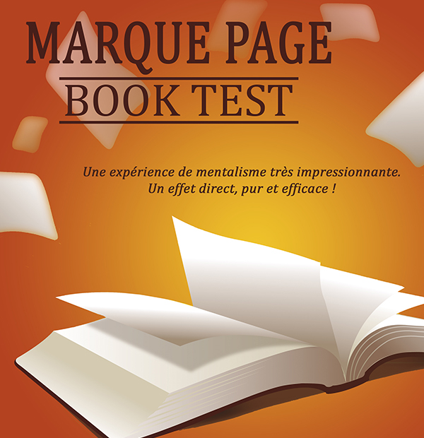 MARQUE PAGE BOOK TEST