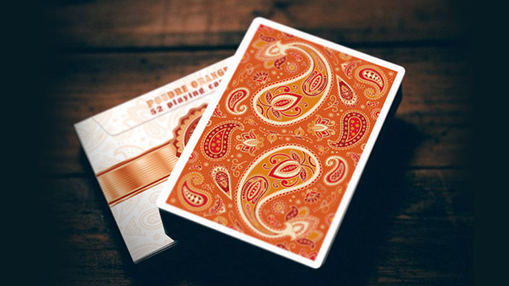 Paisley Ton sur Ton Poudre Orange Foil Designer's Choice – Image 2