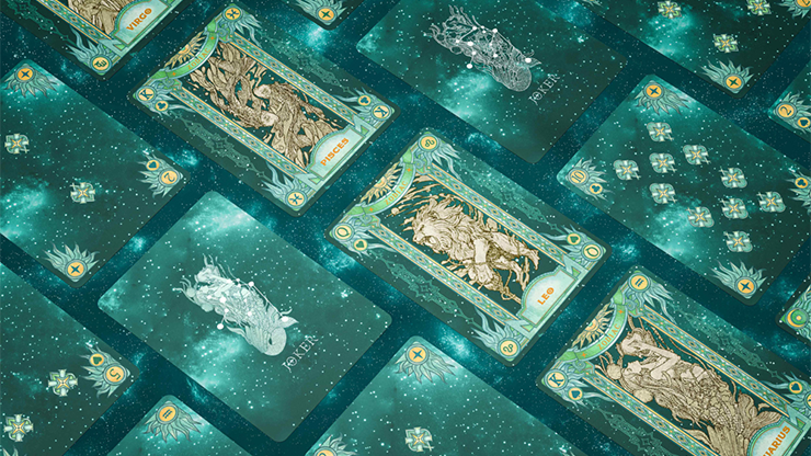 Zodiac (Aquarius) Luminous Edition Playing Cards - TCC – Image 3
