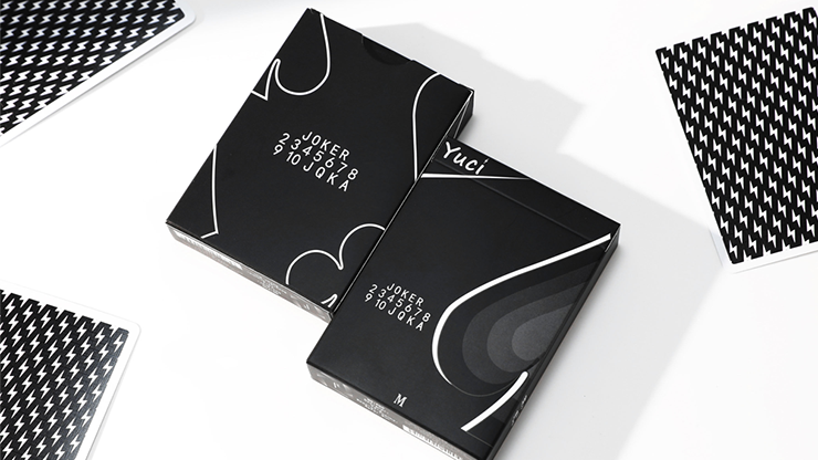 Yuci Tiny Wizard Black Playing Cards - TCC