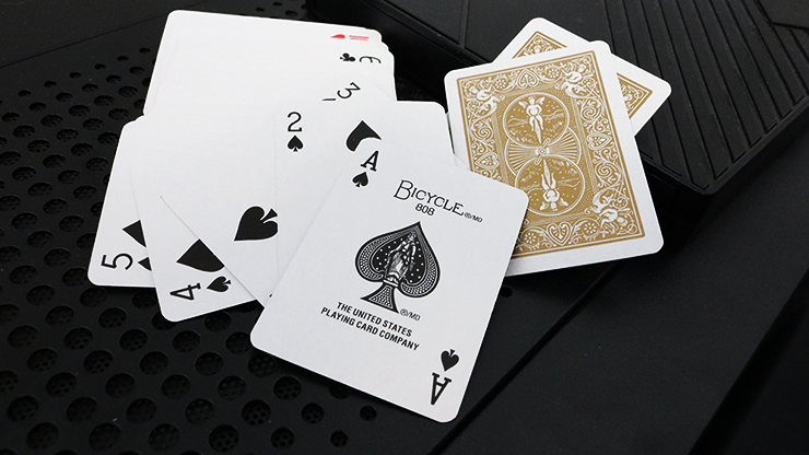 Mini Bicycle Cards (Gold) – Image 3