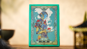 Ancient Relics Culture Playing Card - 52 Muse (Teal)