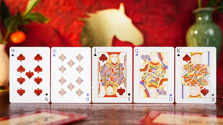 Year of the Horse (Red) Playing Cards - TCC Fashion – Image 4