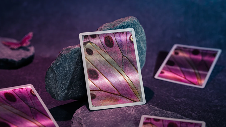 Morpho V2 (Pearl / Pink) Playing Cards - TCC Fashion – Image 2