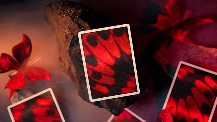 Morpho V2 (Carmine / Red) Playing Cards - TCC Fashion – Image 2