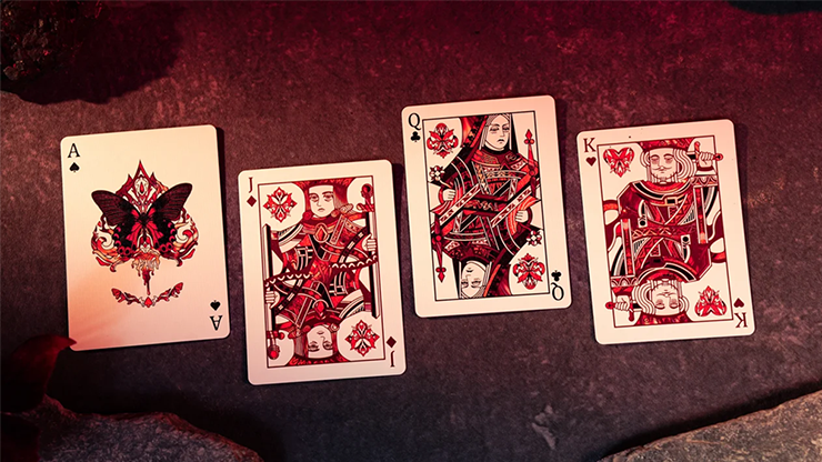 Morpho V2 (Carmine / Red) Playing Cards - TCC Fashion – Image 3