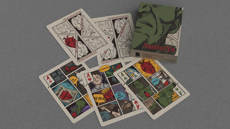 Frankenstein Series Comic Edition (Gilded) Playing Cards – Image 2