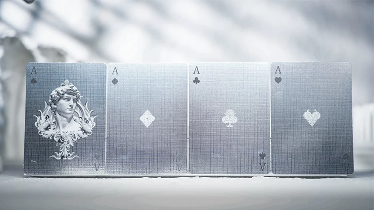 Alabaster Michelangelo Luxury Playing Cards - TCC Fashion – Image 4