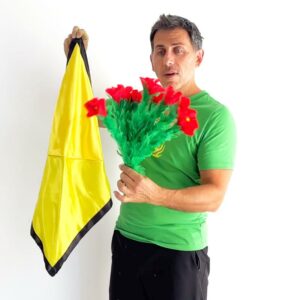 Color Changing Hanky With Flower Production