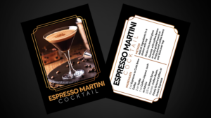 Cocktail Cards (Espresso Martini) - Svenpad