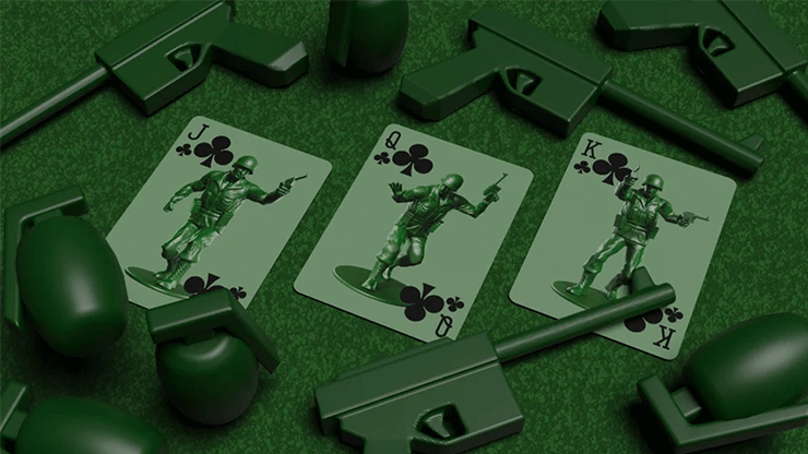 Army Men Playing Cards – Image 3
