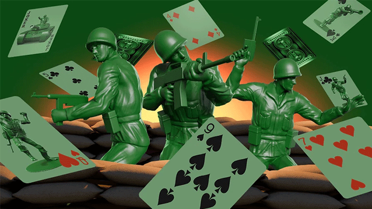 Army Men Playing Cards – Image 4